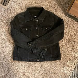 Maurices Black Jean Jacket